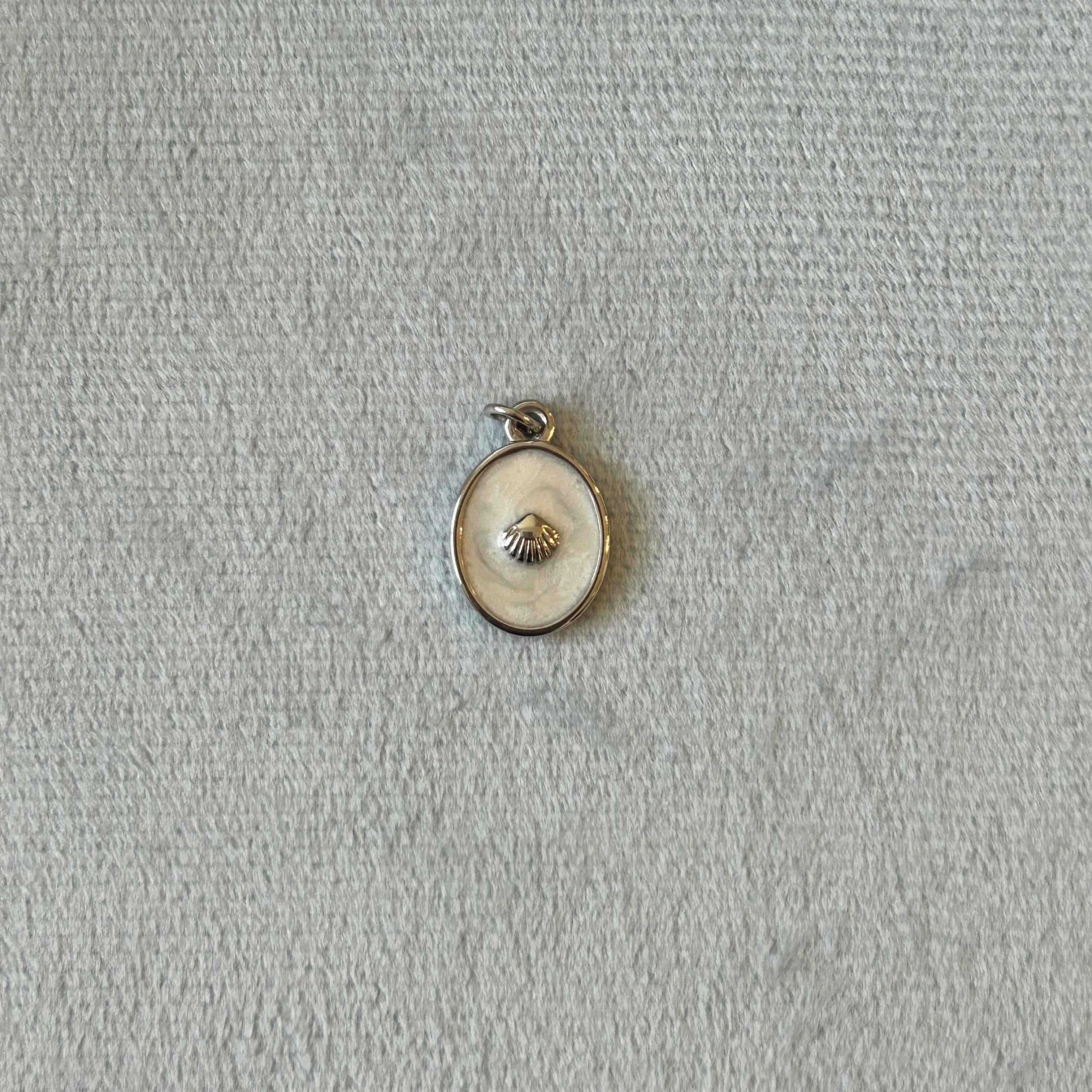 Seashell Enamel Charm