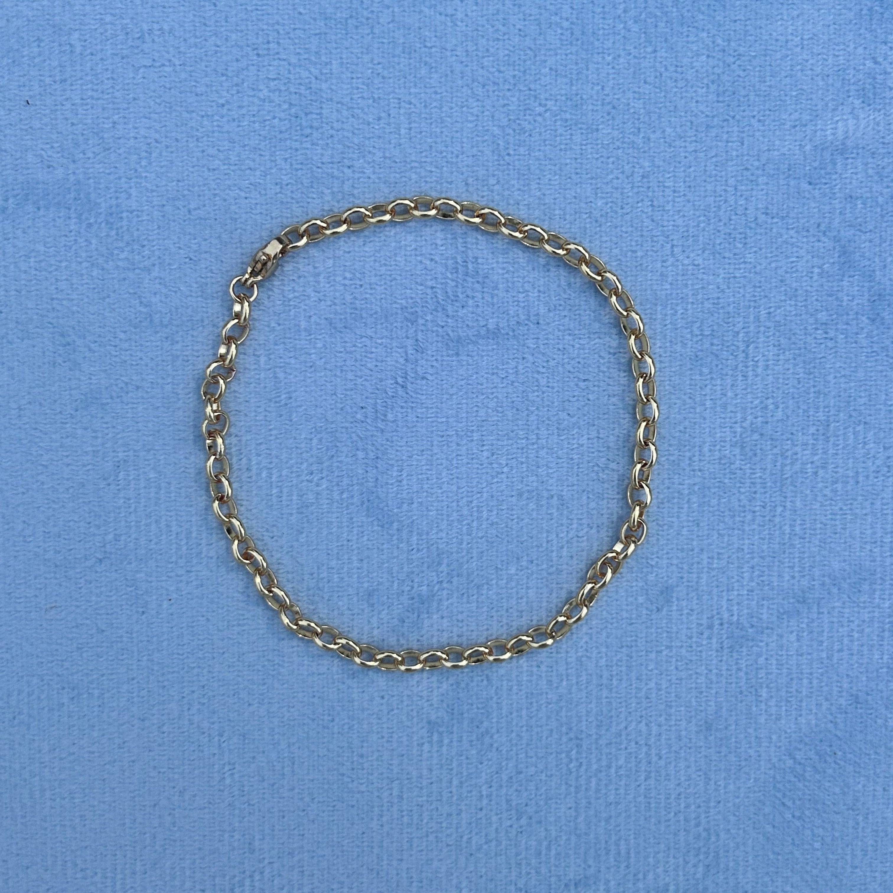 Lily Gold Charm Bracelet