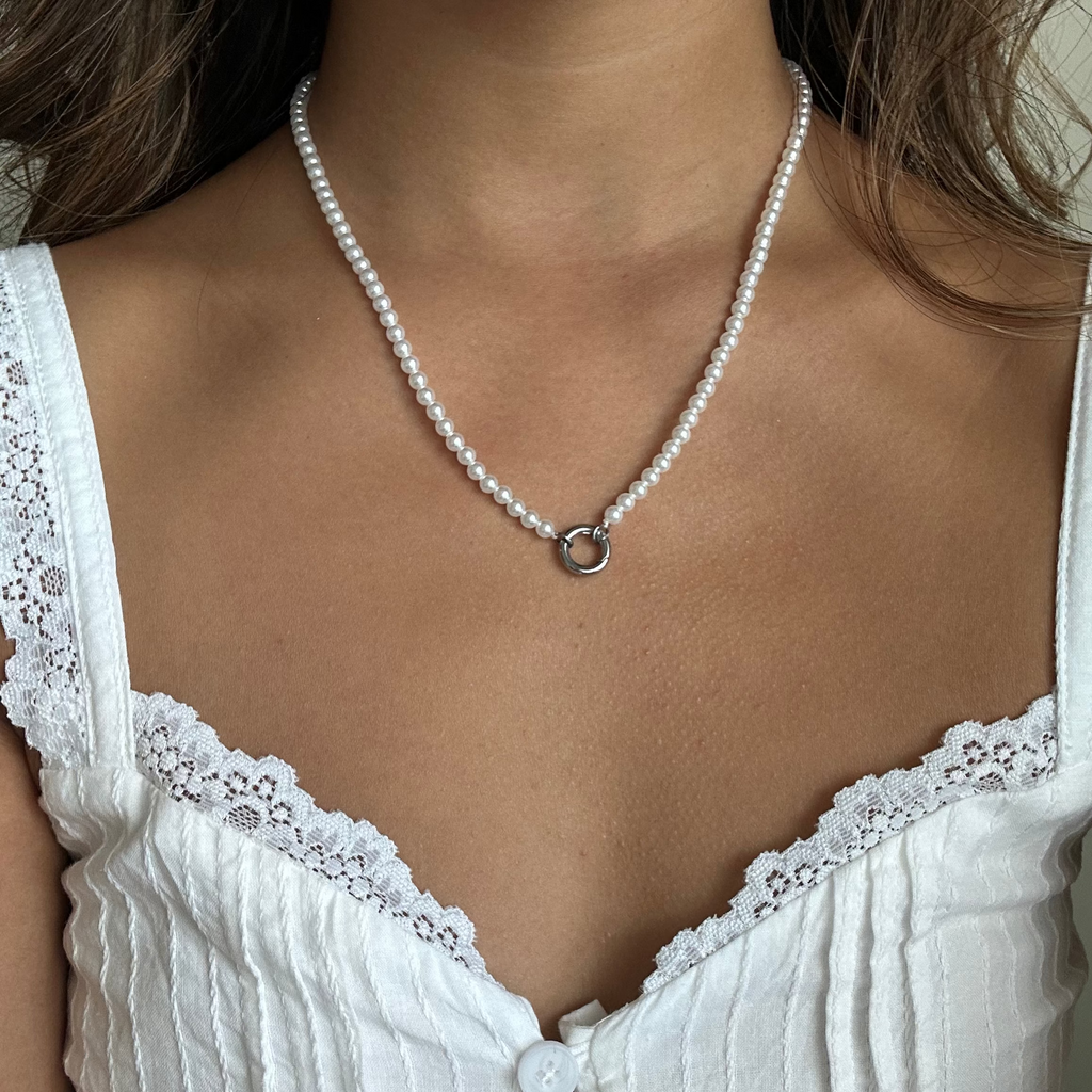 Pearl Charm Necklace