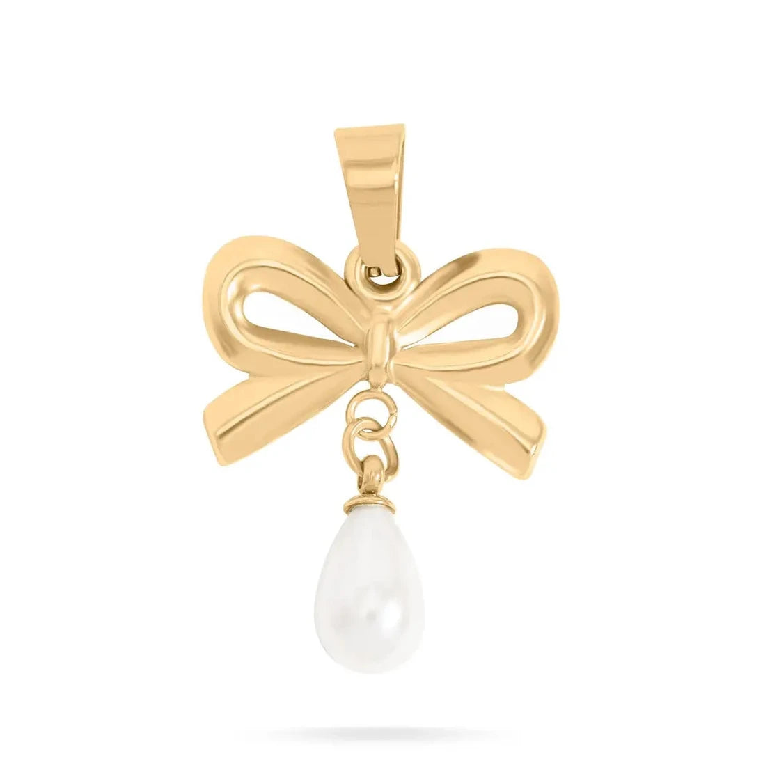 Pearl Bow Charm