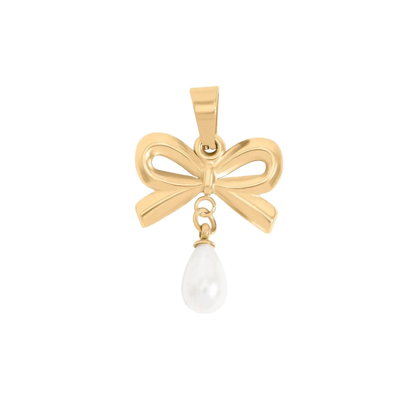 Pearl Bow Charm