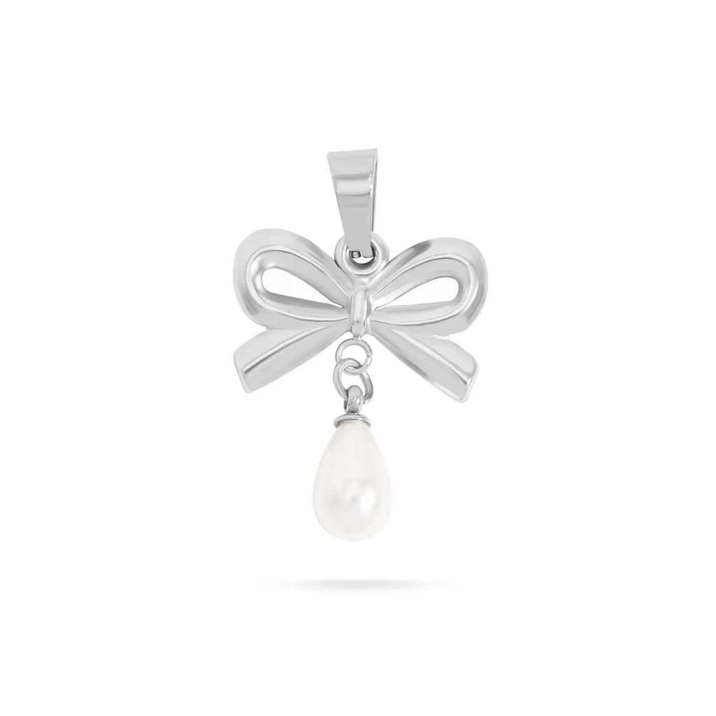 Pearl Bow Charm