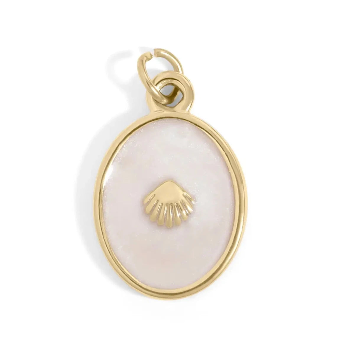 Seashell Enamel Charm