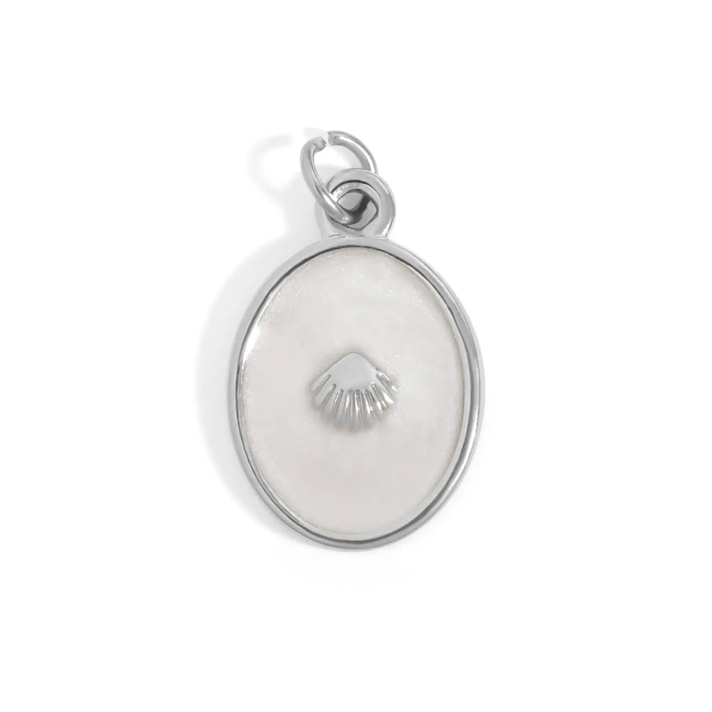 Seashell Enamel Charm