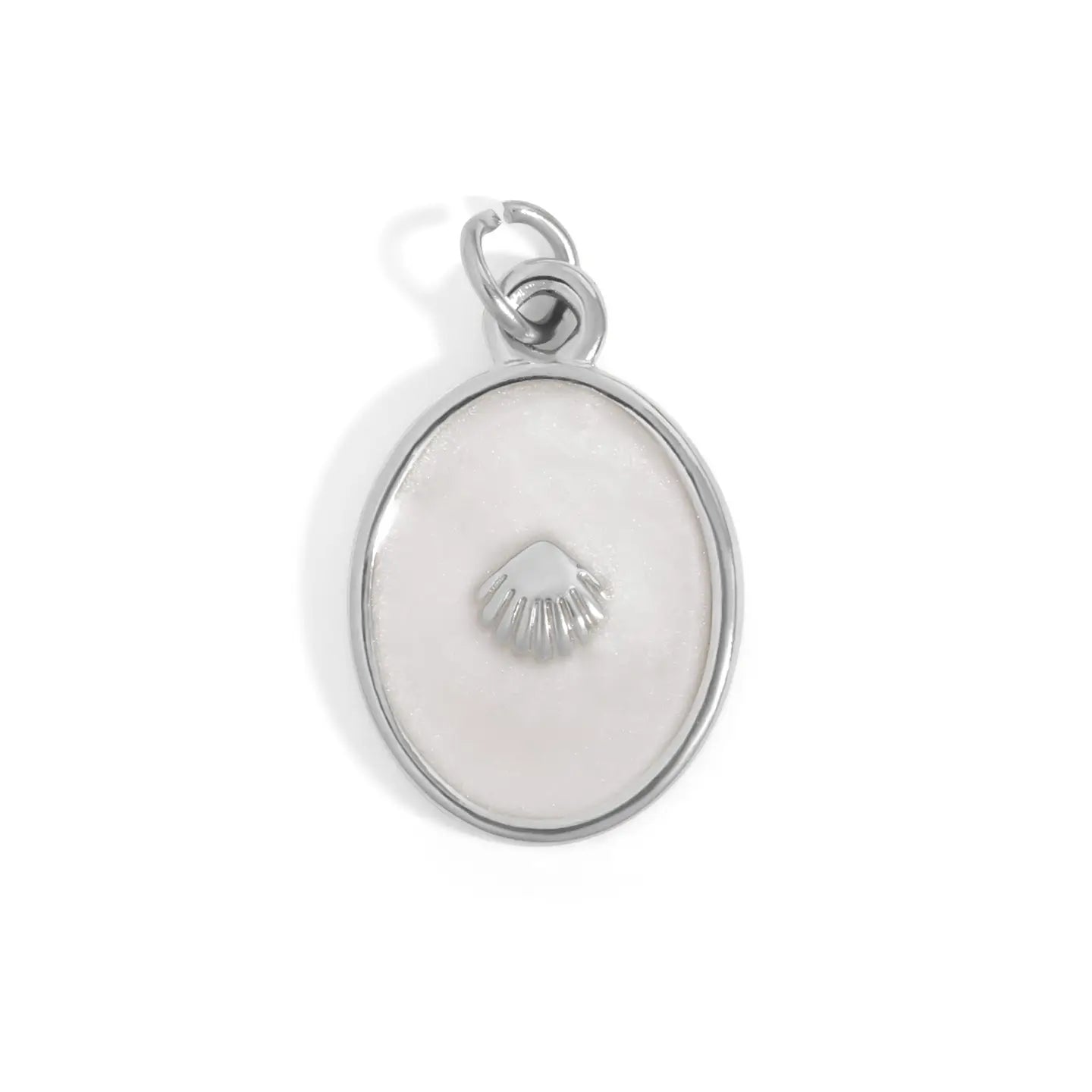 Seashell Enamel Charm
